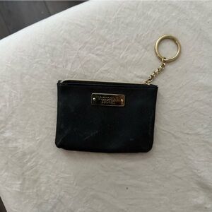 Versace Black Wallet with Gold Chain